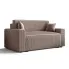Jasnoróżowa rozkładana sofa z pojemnikiem - Tivaro