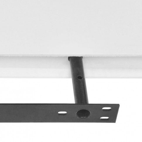 Szczegółowe zdjęcie nr 4 produktu Zestaw nowoczesnych półek ściennych Nera 3X - biały
