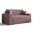 Różowa rozkładana sofa z pojemnikiem - Tivaro