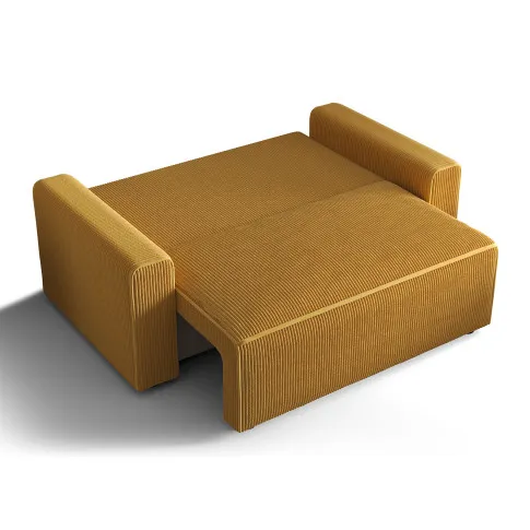 Sztruksowa sofa rozkładana Tivaro