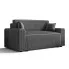 Szara tapicerowana sofa rozkładana - Tivaro