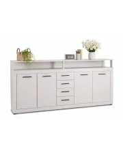 Kaszmirowa długa komoda z 4 szufladami 190cm - Dofo w sklepie Edinos.pl