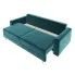 Rozkładana sofa tapicerowana Taloria morski