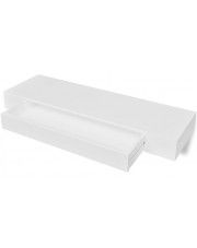 Zestaw półek ściennych z szufladami Pilon 2X - biały w sklepie Edinos.pl