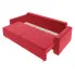 Czerwona sofa rozkładana Taloria