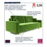 Zielona sofa Taloria