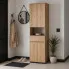 Szafka Słupek  60 cm Dąb Artisan wizualizacja Novox 4X