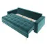Welurowa rozkładana sofa Eralis