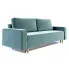 Błękitna nowoczesna sofa rozkładana - Eralis
