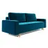 Niebieska sofa rozkładana z funkcją spania - Eralis