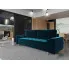 Fotografia Niebieska sofa rozkładana z funkcją spania - Eralis z kategorii Kanapy i sofy