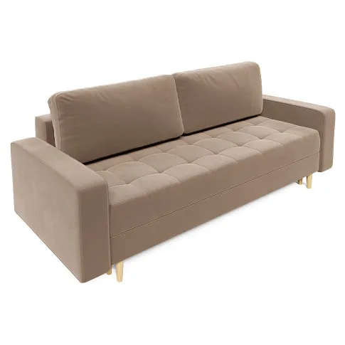 Brązowa sofa rozkładana Eralis