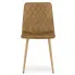 Brązowe krzesło nwooczesne welurowe Orinos 3X