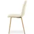 Jasnobeżowe krzesło do salonu nowoczesnego Orinos 3X