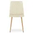 Jasnobeżowe krzesło z kompletu Orinos 3S
