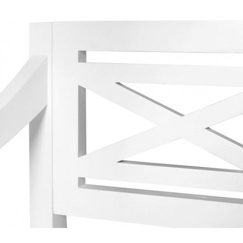 Szczegółowe zdjęcie nr 7 produktu Mahoniowe krzesła tarasowe Amarillo 2 szt - białe