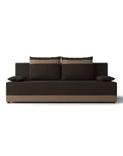 Brązowa nowoczesna sofa rozkładana - Rivare w sklepie Edinos.pl