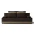 Brązowa nowoczesna sofa rozkładana - Rivare