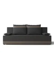 Szaro-brązowa sofa rozkładana z funkcją spania - Rivare w sklepie Edinos.pl