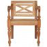 Szczegółowe zdjęcie nr 5 produktu Mahoniowe fotele na taras Amarillo 2 szt - jasnobrązowe