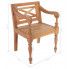 Szczegółowe zdjęcie nr 9 produktu Mahoniowe fotele na taras Amarillo 2 szt - jasnobrązowe