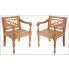 Zdjęcie krzesła tarasowe drewniane mahoniowe Amarillo - sklep Edinos.pl