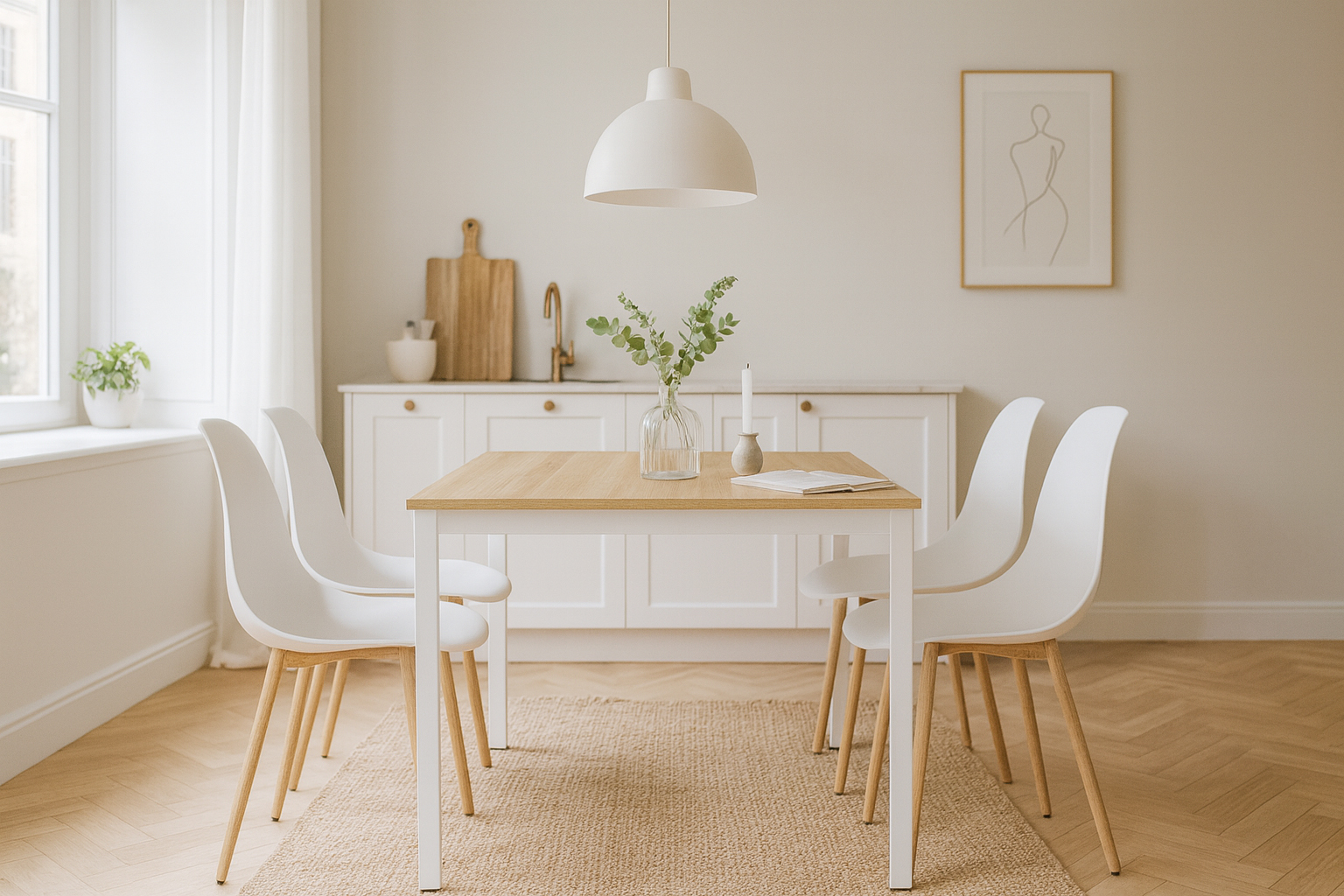 wizualizacja zestawu do jadalni