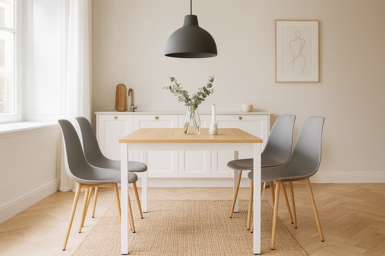 wizualizacja zestawu do jadalni