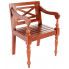 Szczegółowe zdjęcie nr 4 produktu Mahoniowe krzesła na taras Amarillo 2 szt - ciemnobrązowe