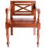 Szczegółowe zdjęcie nr 5 produktu Mahoniowe krzesła na taras Amarillo 2 szt - ciemnobrązowe