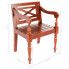 Szczegółowe zdjęcie nr 9 produktu Mahoniowe krzesła na taras Amarillo 2 szt - ciemnobrązowe