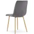 Ciemnoszare krzesło z kompeltu krzeseł Orinos 3S