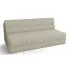 Beżowa rozkładana sofa sztruksowa - Aurevo
