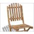 Zdjęcie drewniane składane krzesła ogrodowe Javal - sklep Edinos.pl