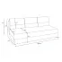 Wymiary sofy rozkładanej Aurevo