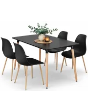 Komplet 4 krzeseł + stół - Melano 3X w sklepie Edinos.pl