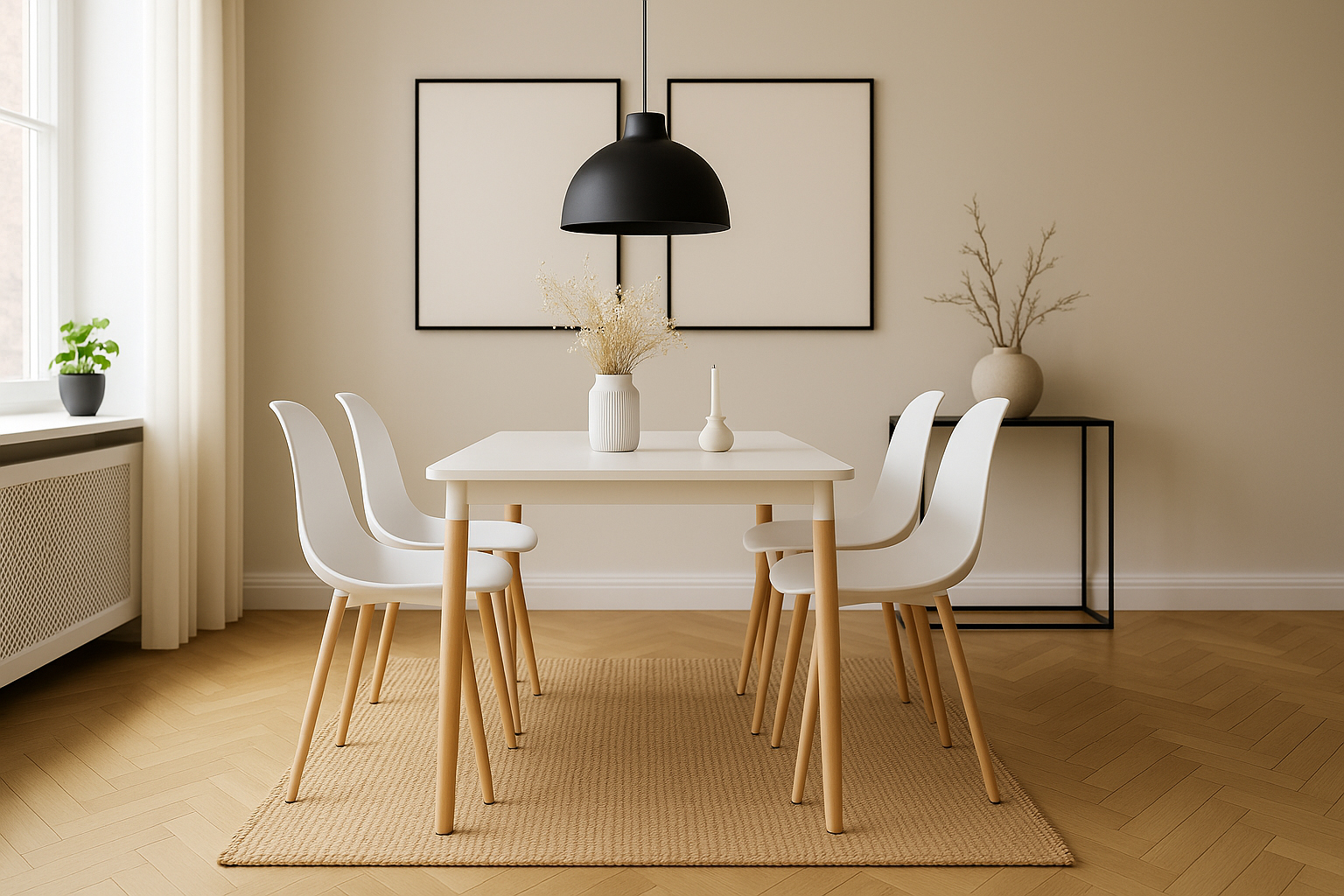 wizualizacja zestawu do jadalni