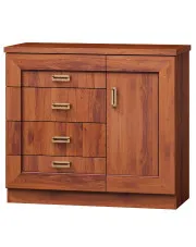 Komoda 90x100 cm dąb stuletni - Lorines 23X w sklepie Edinos.pl