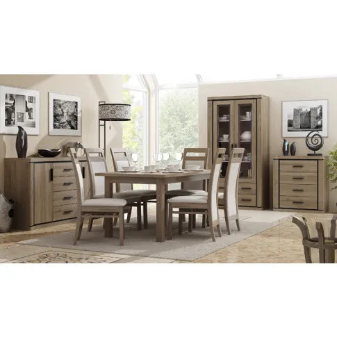 Szczegółowe zdjęcie nr 6 produktu Witryna regał na książki dąb sonoma - Rectano 22X