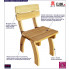 Zestaw drewnianych krzeseł ogrodowych Darco infografika