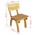 Wymiary zestawu drewnianych krzeseł ogrodowych Darco