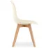 Kremowe krzesło kuchenne Pipi 4X