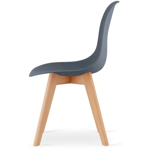 Szare krzesło skandynawskie Pipi 4X