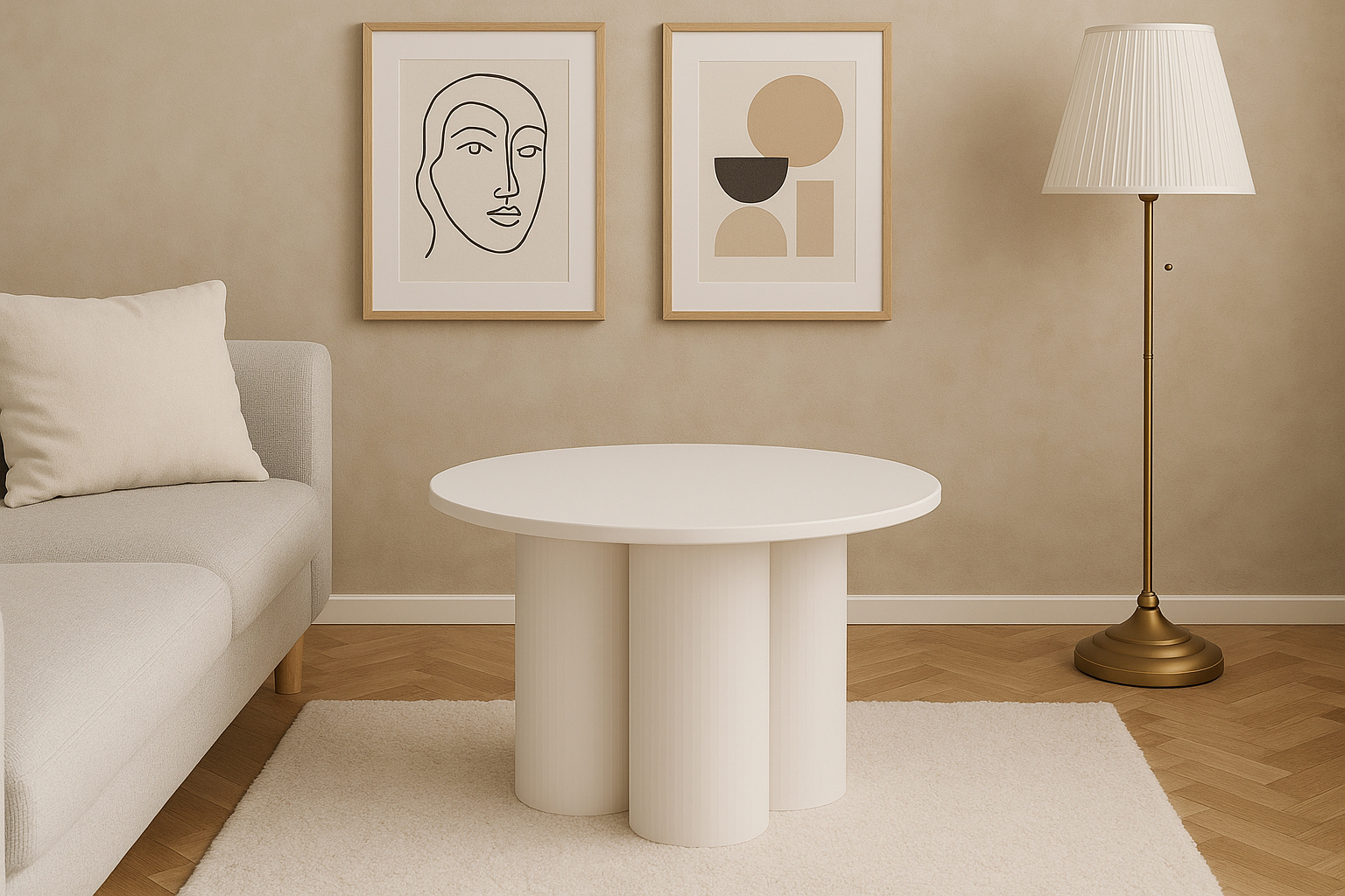 wizualizacja stolika do salonu