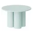 Miętowy matowy stolik kawowy 80 cm - Moso 3X