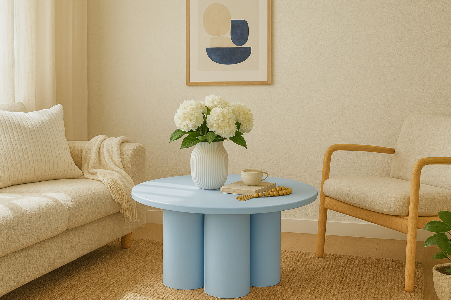 wizualizacja stolika do salonu