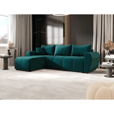 Wizualizacja wnętrza z morskim narożnikiem Velmores 4x