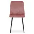 Różowe krzesło metalowe do stołu Hallker 4X