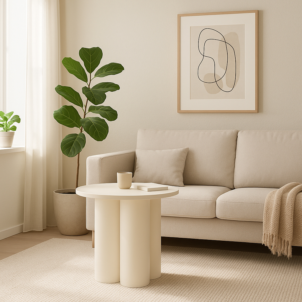 wizualizacja stolika do salonu