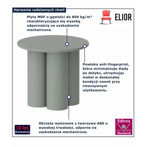 zielony stolik kawowy  Moso 4X